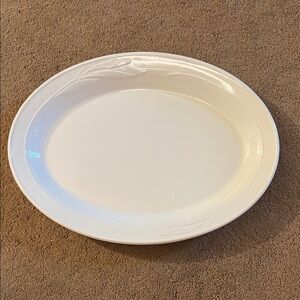 Corningware Classic White Oval Platter
